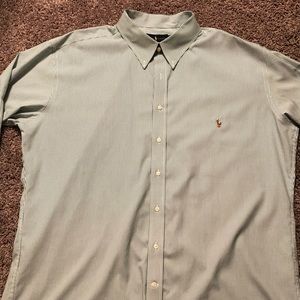 Ralph Lauren Long Sleeve Button Down Oxford Classic Fit 20-34/35